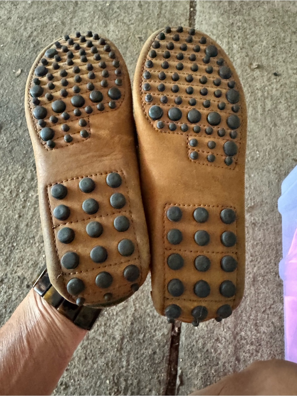 Gucci Tan Leather Horsebit Loafers - Picture 3 of 7